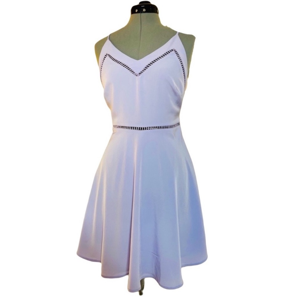 ASTR Lavender Skater Dress